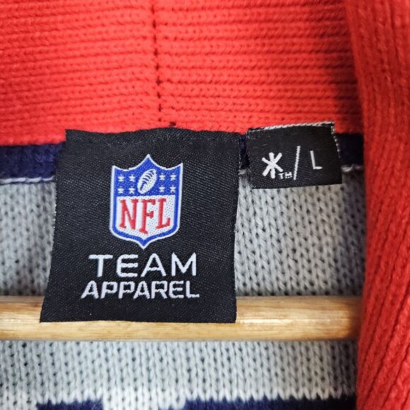NFL Team Apparel‎ Women's New England Patriots Cardigan Sweater Size L Football - Picture 10 of 16